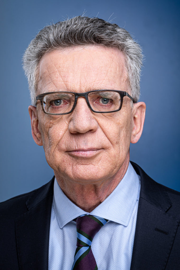 Politiker Thomas de Maizière / Foto Tom Schulze / Portrait