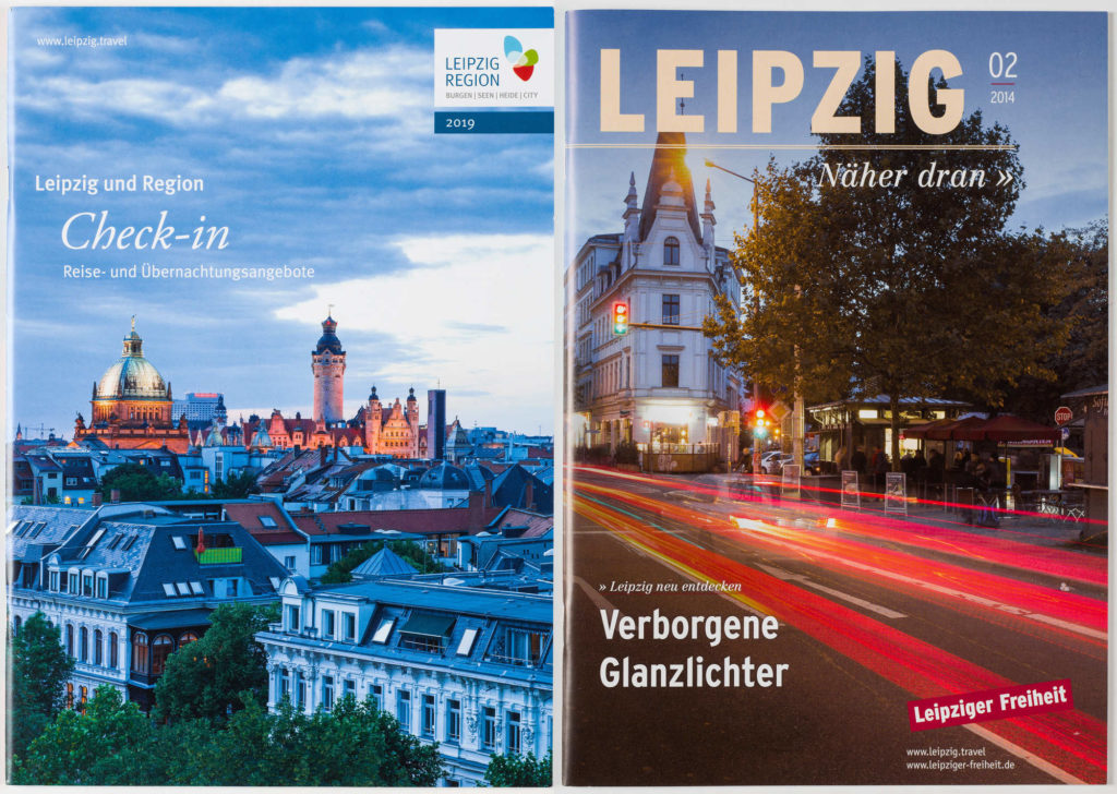 Leipzig Motive auf Publikationen der Leipzig Tourismus und Marketing GmbH / Foto Tom Schulze / Corporate Fotografie