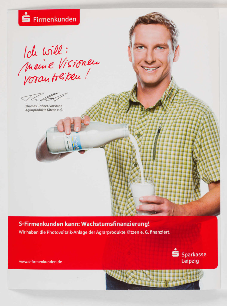 Kampagnenmotiv für die Sparkasse / Foto Tom Schulze / Corporate Fotografie