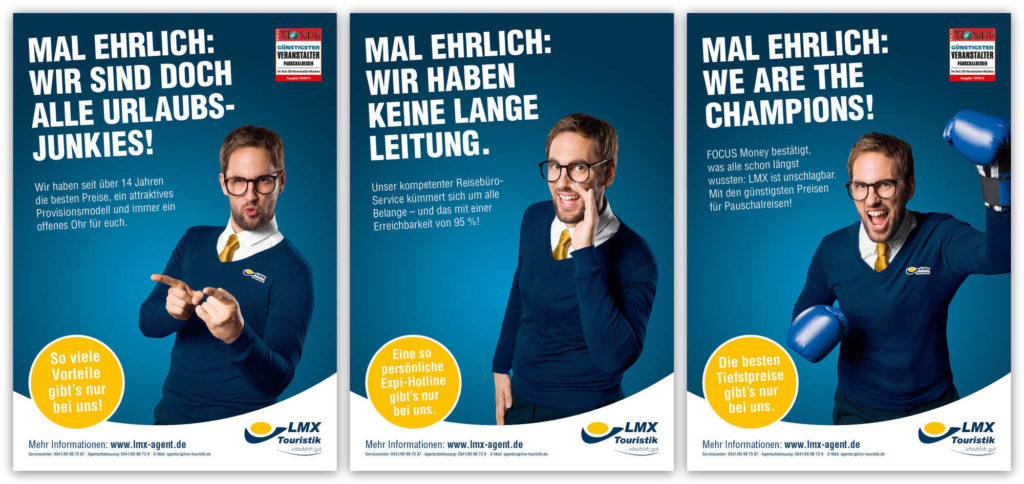 Kampagnenmotive für LMX Touristik / Fotos Tom Schulze / Corporate Fotografie