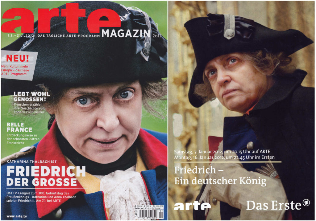 arte Magazin "Friedrich der Grosse" mit Katharina Thalbach