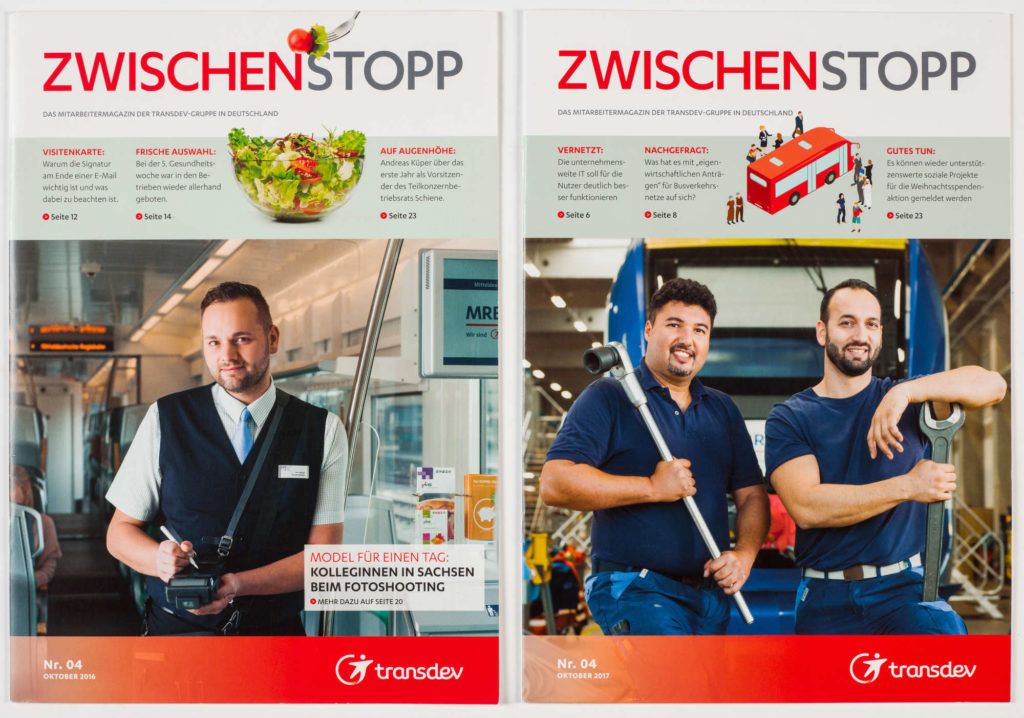 Mitarbeiterzeitschrift der transdev GmbH